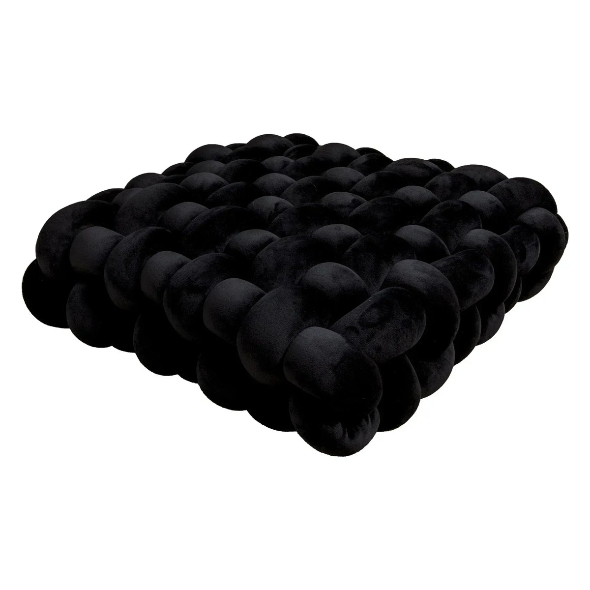Almofada de Nós Entrelaçada com Visual Nórdico