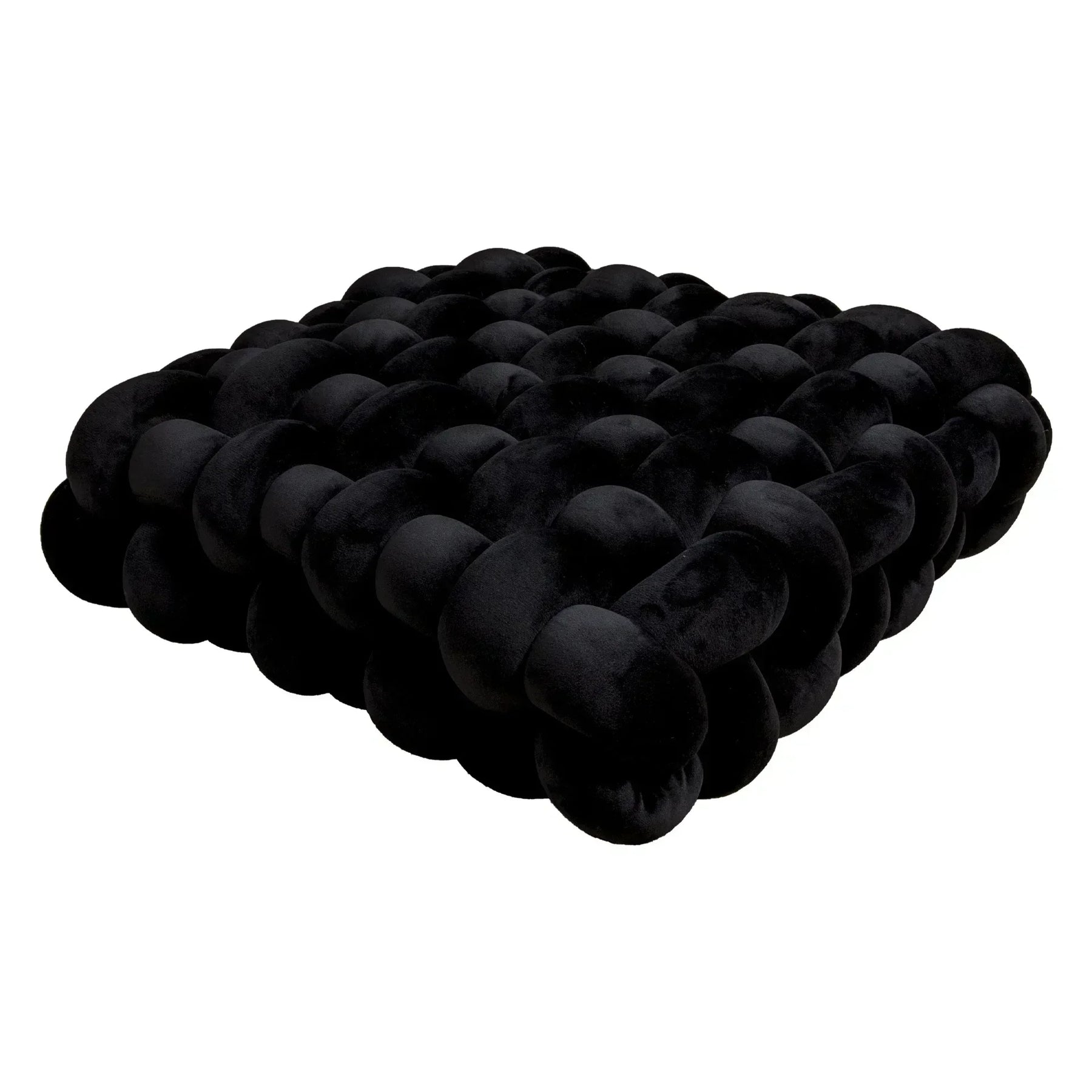 Almofada de Nós Entrelaçada com Visual Nórdico